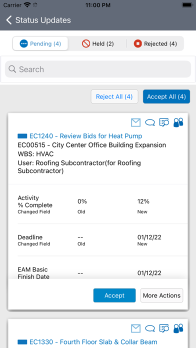 Oracle Primavera P6 EPPM Screenshot