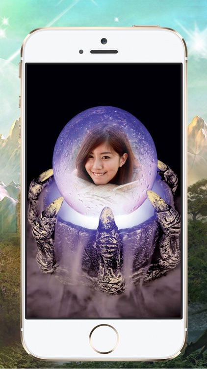 Magic Crystal Ball Photo Frame