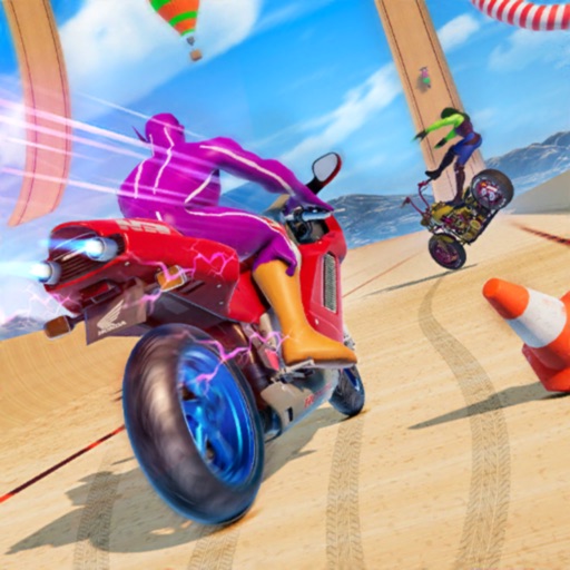 Crazy Bike Stunt Racing Games icon