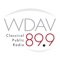 The WDAV Public Radio App allows you to listen to WDAV’s classical programming live