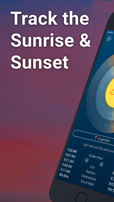 Screenshot #1 pour SolarWatch Sunrise Sunset Time