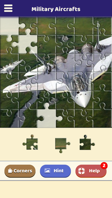 Military Aircrafts Puzzle Screenshot