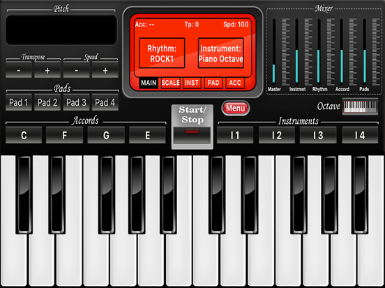 Screenshot #4 pour Keyboard Instrument Simulator