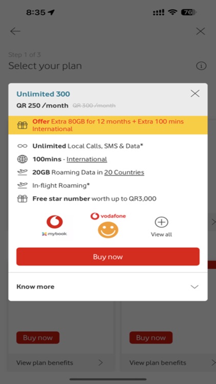 My Vodafone (Qatar) screenshot-3
