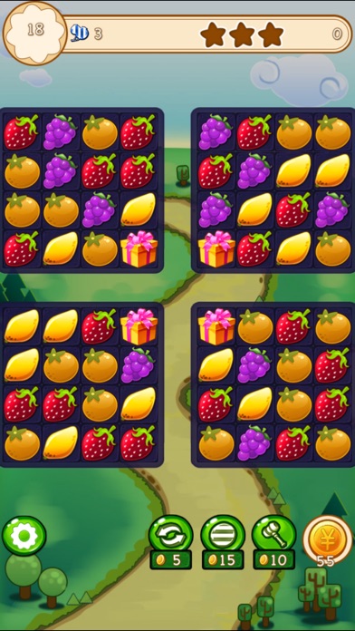 Screenshot #1 pour Fruit Pop Fun - Match 3 Games