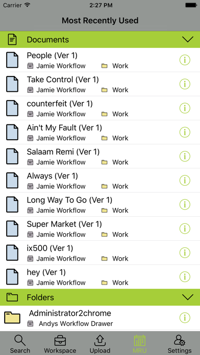 Document Manager 5 Mobile Screenshot