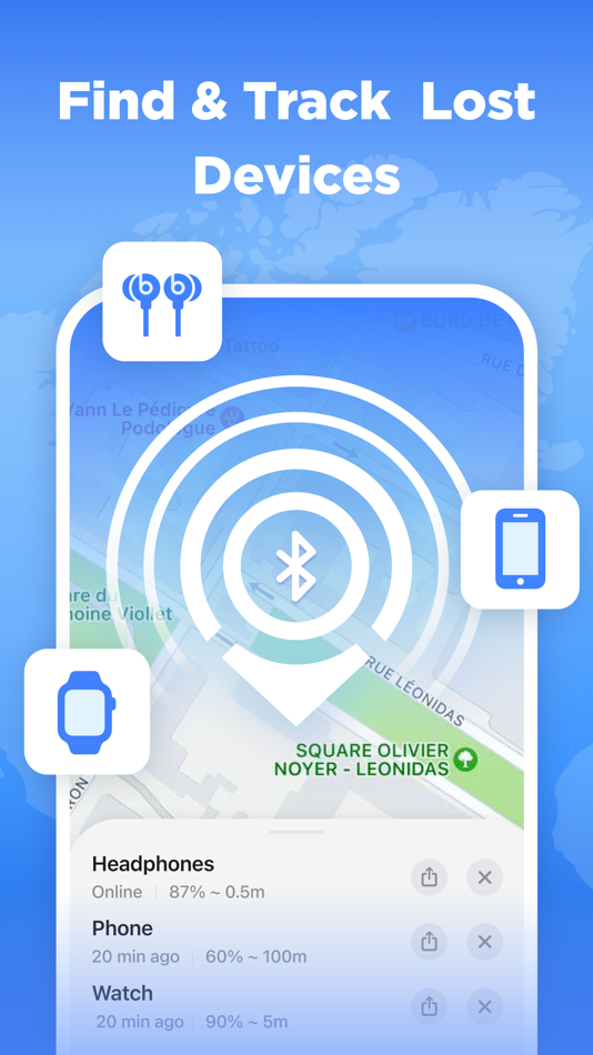 #2. Find Bluetooth Device Tracker (iOS) Podle: Wergames OU