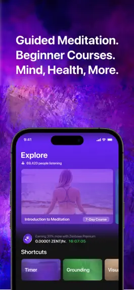 Game screenshot Zenbase: Meditate-To-Earn hack