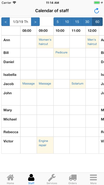 Nano Service Booking