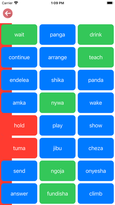 Swahili Verb Blitz Screenshot
