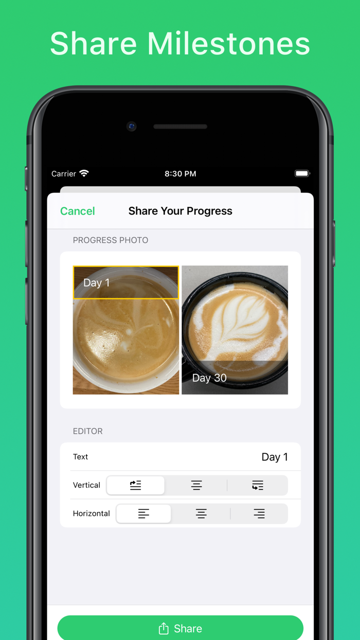 Nix Habits and Progress Photos