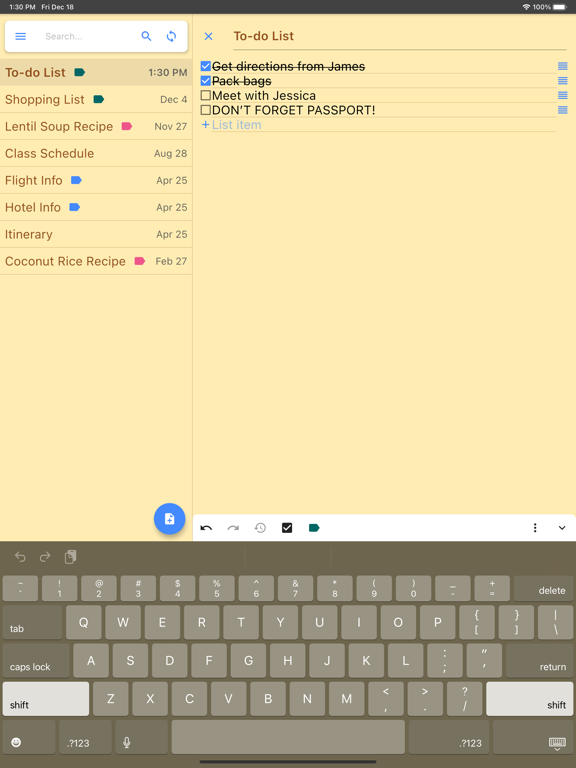 Screenshot #5 pour Inkpad - Notes et listes