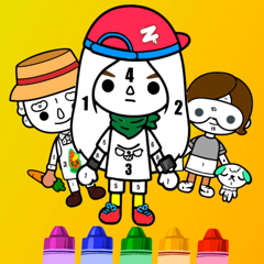 Toca Life Coloring Pages