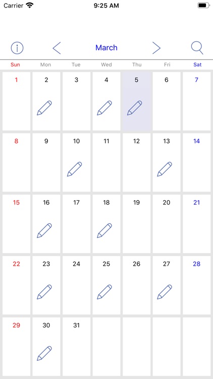 Simple Calendar & Diary