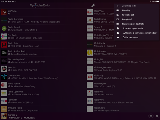 My Online Radio - Slovensko screenshot 3