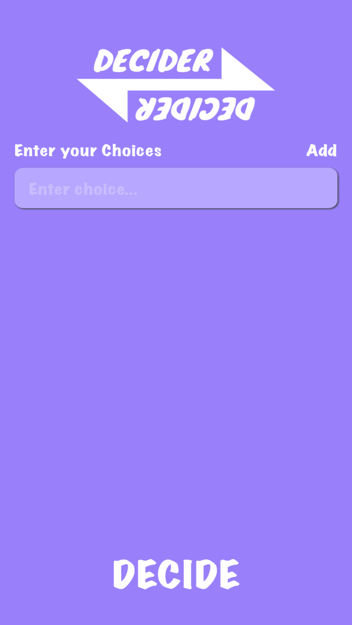 Decider - Choose Effortlessly