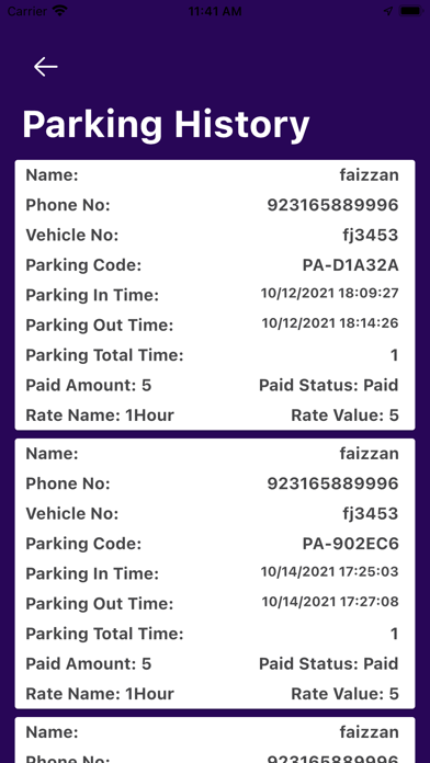 Newport Parking Screenshot