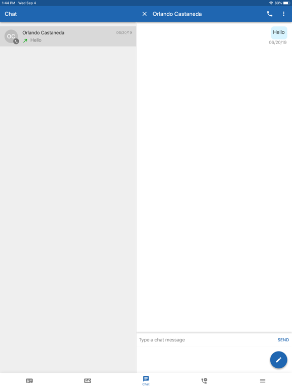 IntelliVoice FusionUC iPad screenshot 4 - Productivity app