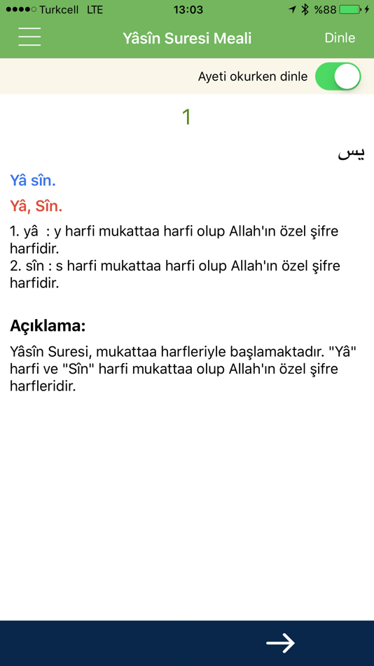 #2. Yasin Suresi Ezberle (iOS) Podle: CODEIDA BILGISAYAR YAZILIMLARI LIMITED SIRKETI