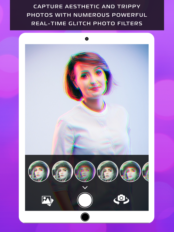 Glitch Photo Effects iPad screenshot 2 - Photo & Video app