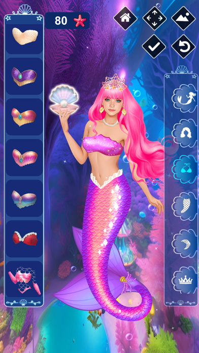 Mermaid Dress Up Game Screenshot