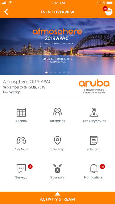 Aruba Connect Screenshot
