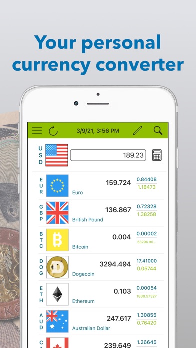 Currency exchange converter ² Screenshot