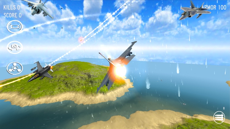 Jet Fighter Air Strike War screenshot-3