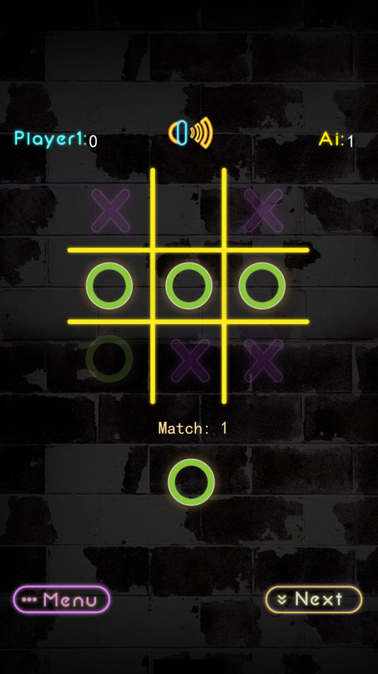 #3. Tic Tac Toe Neon Game (iOS) Podle: 志荣 胡
