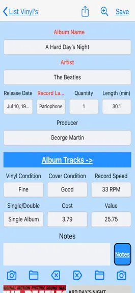 Game screenshot My Vinyl Record Collection apk