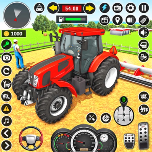 Tractor Driving Farming Game iOS App