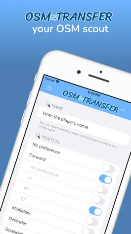 Game screenshot OSM Transfer: Scout List mod apk