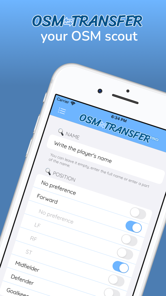#1. OSM Transfer: Scout List (iOS) By: Diego Arraez