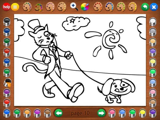 Screenshot #6 pour Silly Scenes Coloring Book