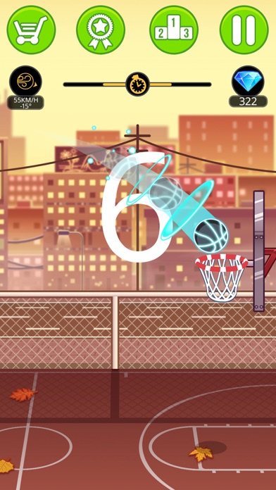 Basketball serial shooter Screenshot
