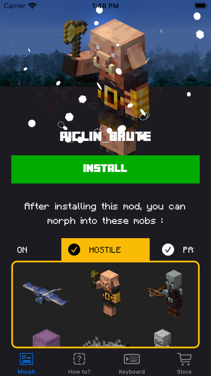 Morph Mods for Minecraft •