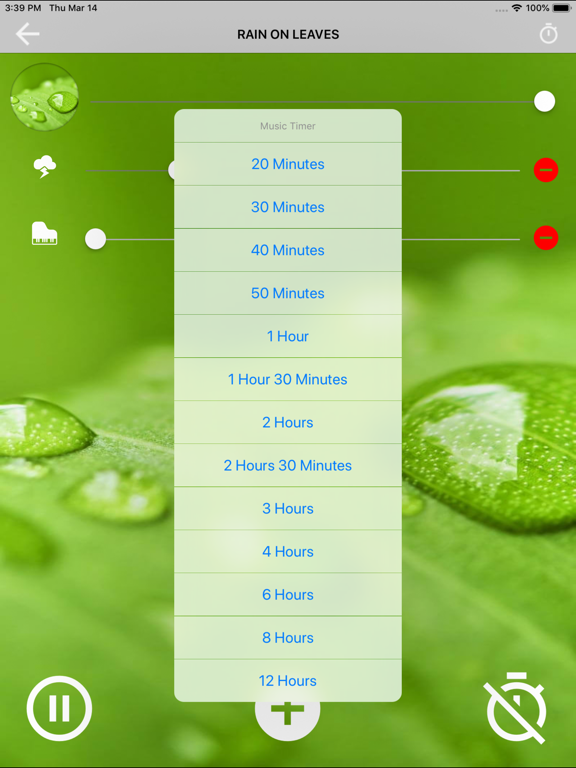 Rain Sounds - Sleep Relax iPad screenshot