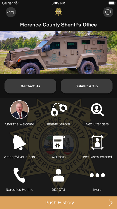 Florence County Sheriff Screenshot