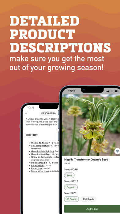 Harris Seeds Screenshot
