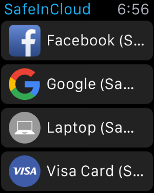 ‎Wachtwoordbeheer SafeInCloud 1 Screenshot