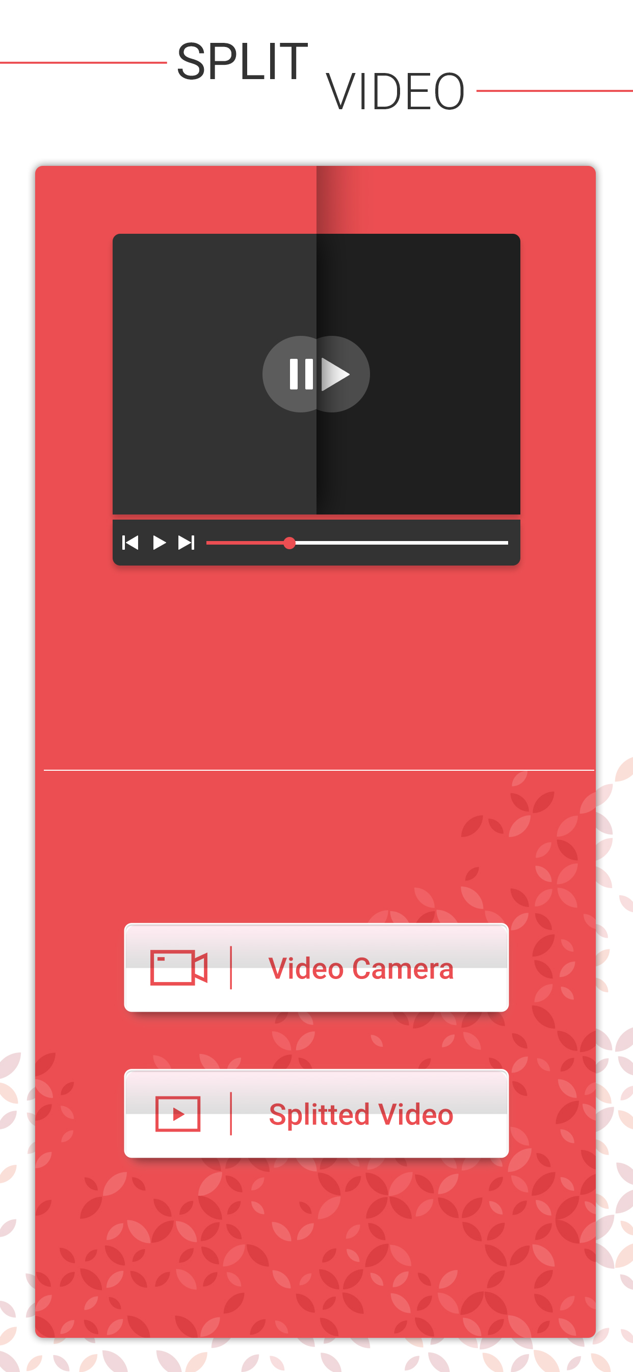 Split Video Maker Camera
