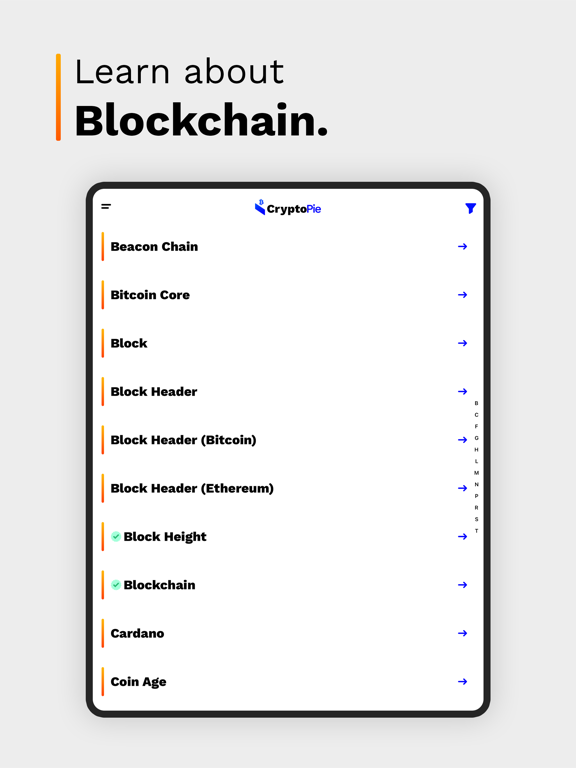 Screenshot #6 pour Crypto Pie - Bitcoin Guide