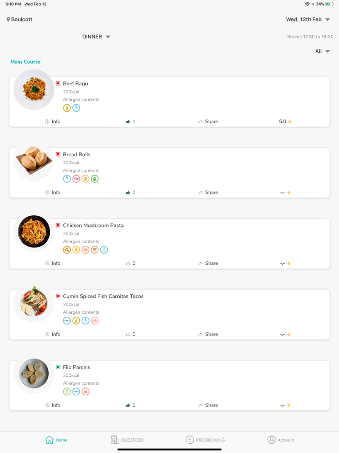 Food4ME - Food app
