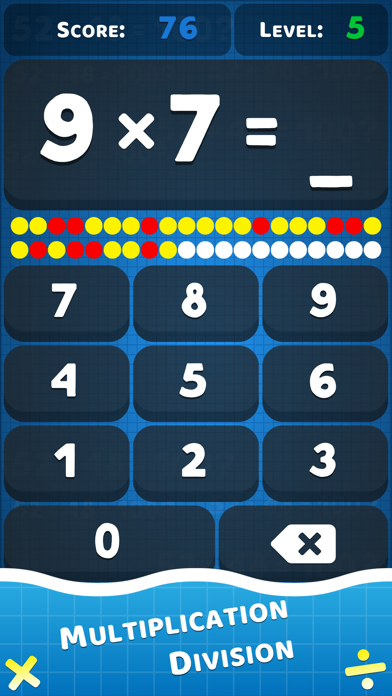 Math - mental solving problems Screenshot