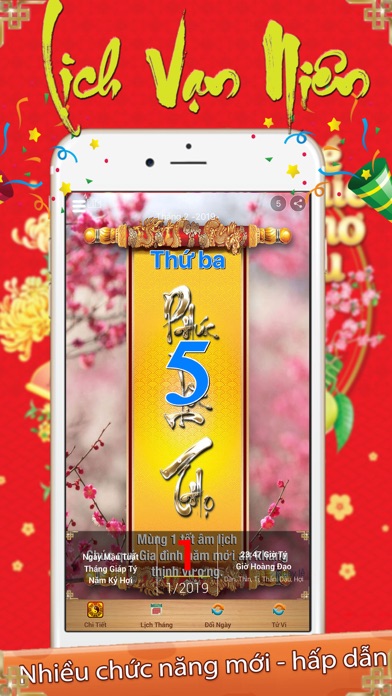 Lịch Vạn Niên Phong Thuỷ Tử Vi Screenshot