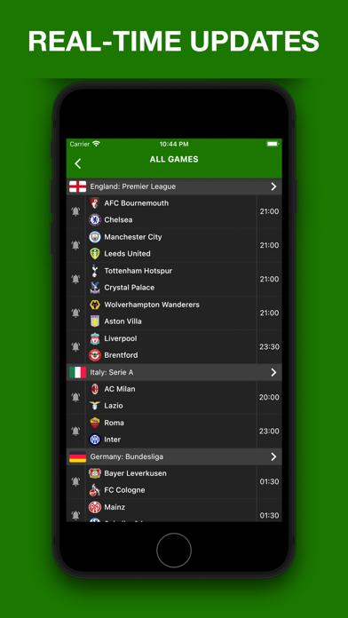 FastScore: Football score app Screenshot