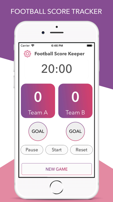 Screenshot #2 pour Football Score Tracker