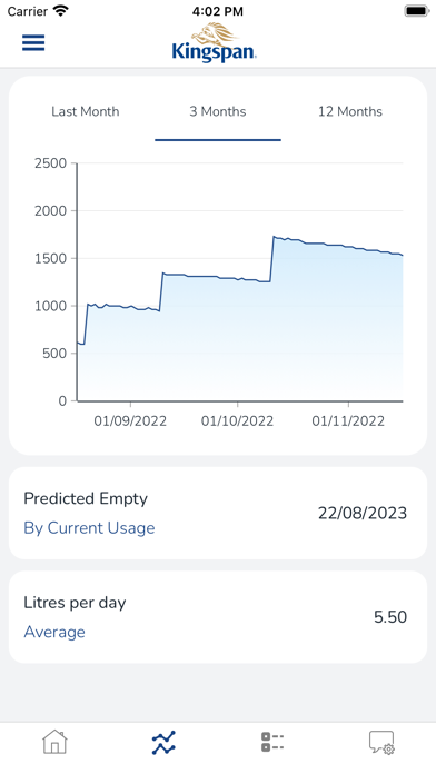 Kingspan Connect Screenshot