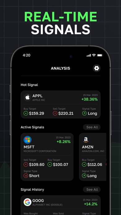 Stocks Investment Signals Screenshot