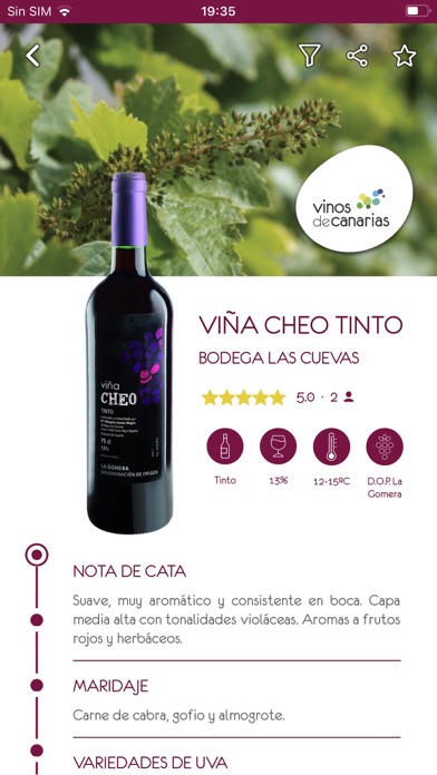 Vinos de Canarias Screenshot